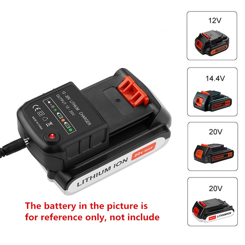 Power Tools Safety - Safe Li-ion Battery Charger for Black&Decker