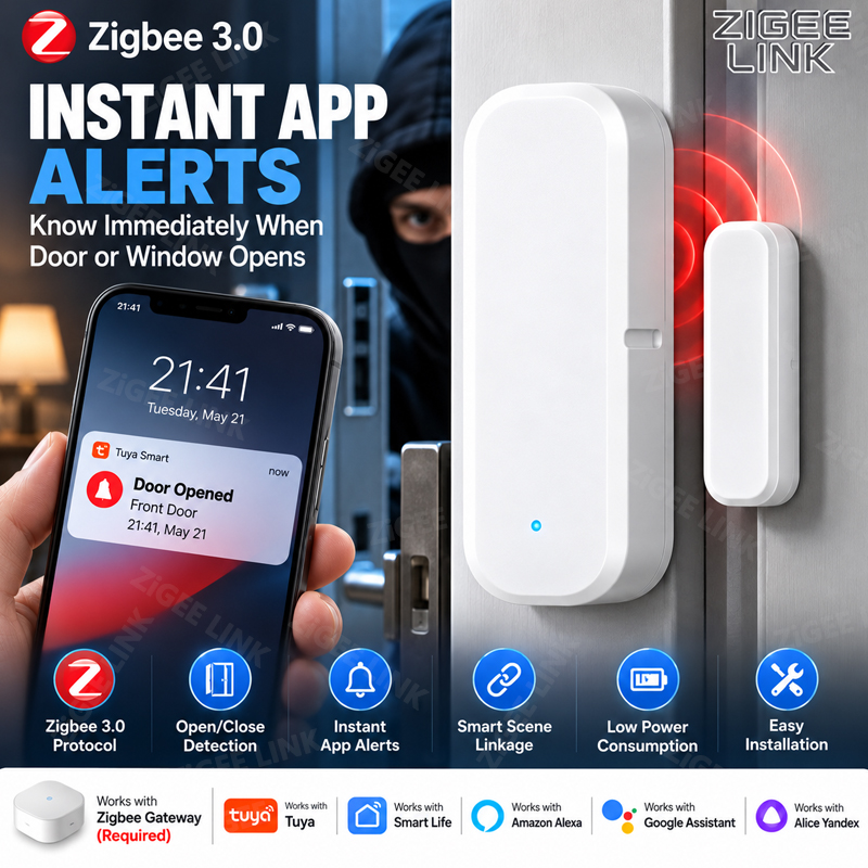 Zigbee 3.0 Wireless Door Windo - Power Tools Google 评论和价格