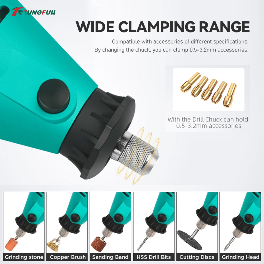 TUNGFULL Mini Electric Grinder - Power Tools Safety 评论和价格