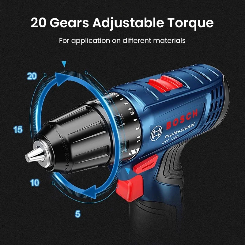 Bosch GSR120-LI Electric Drill - Power Tools Safety 评论和价格