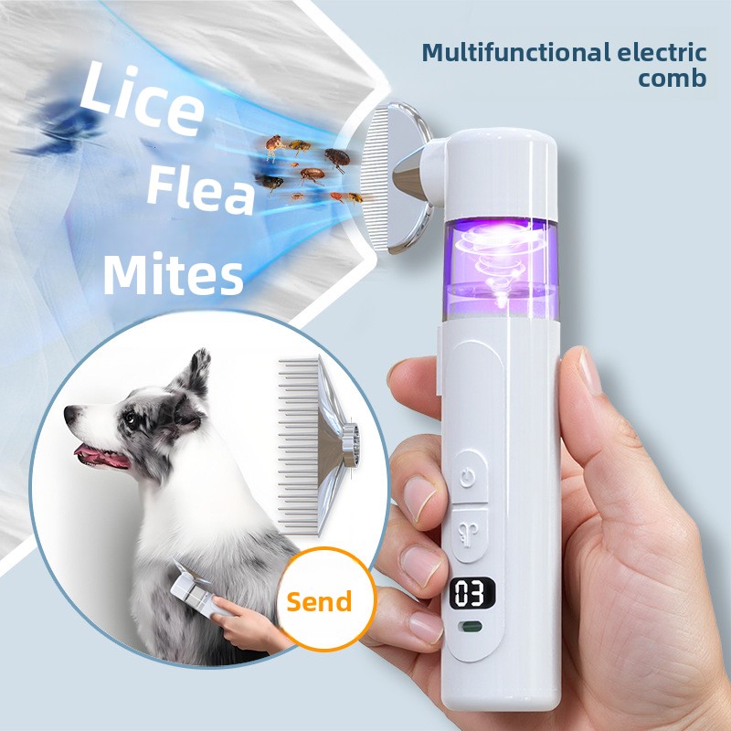 2 in 1 Electric Pet Flea Comb  - Power Tools Cat 评论和价格