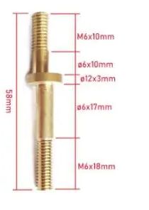 10pcs Copper Shaft 6*6*58MM,Of - Power Tools Manufacturers In China 评论和价格