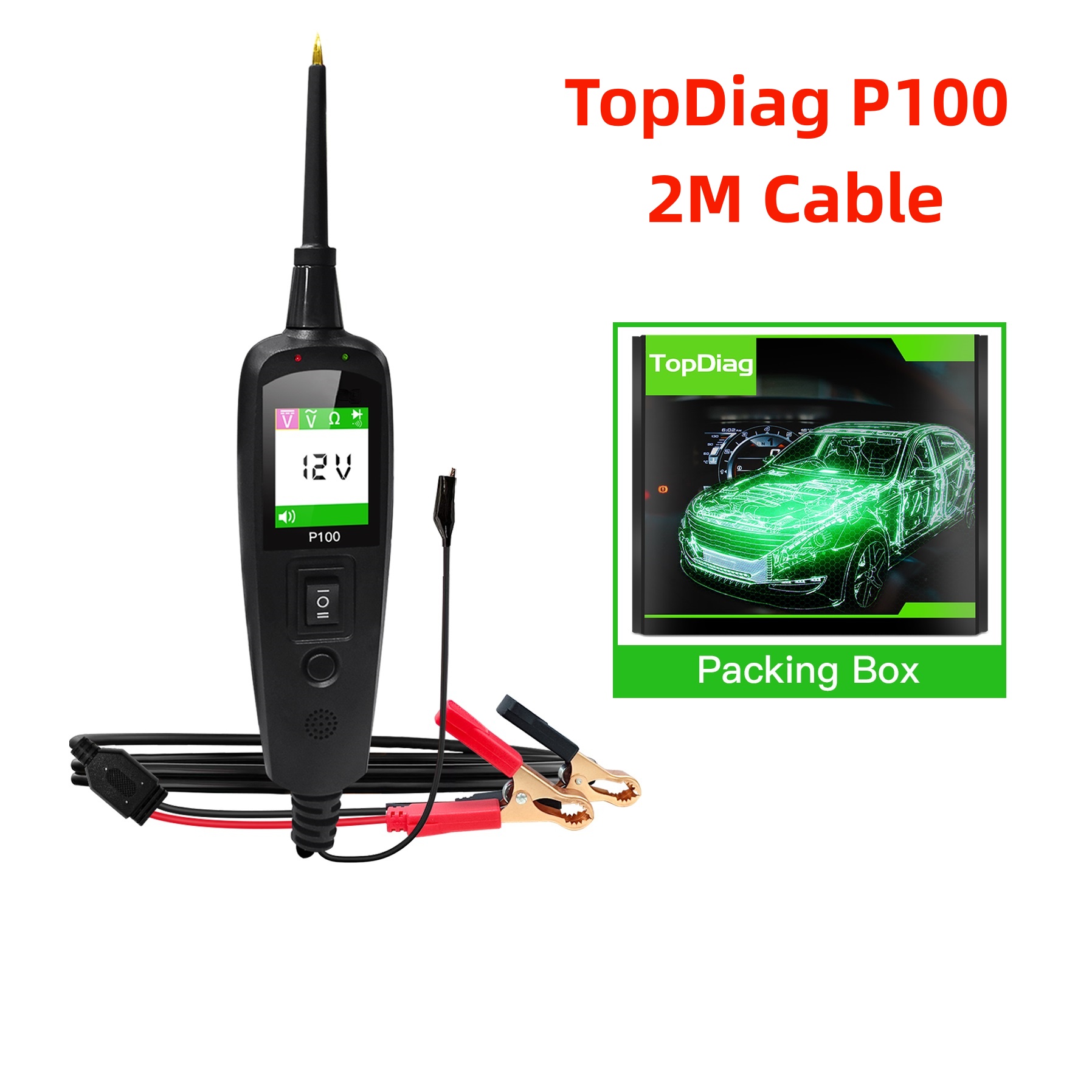TopDiag P100 2M Car Electrical - Power Tools In Automotive 评论和价格