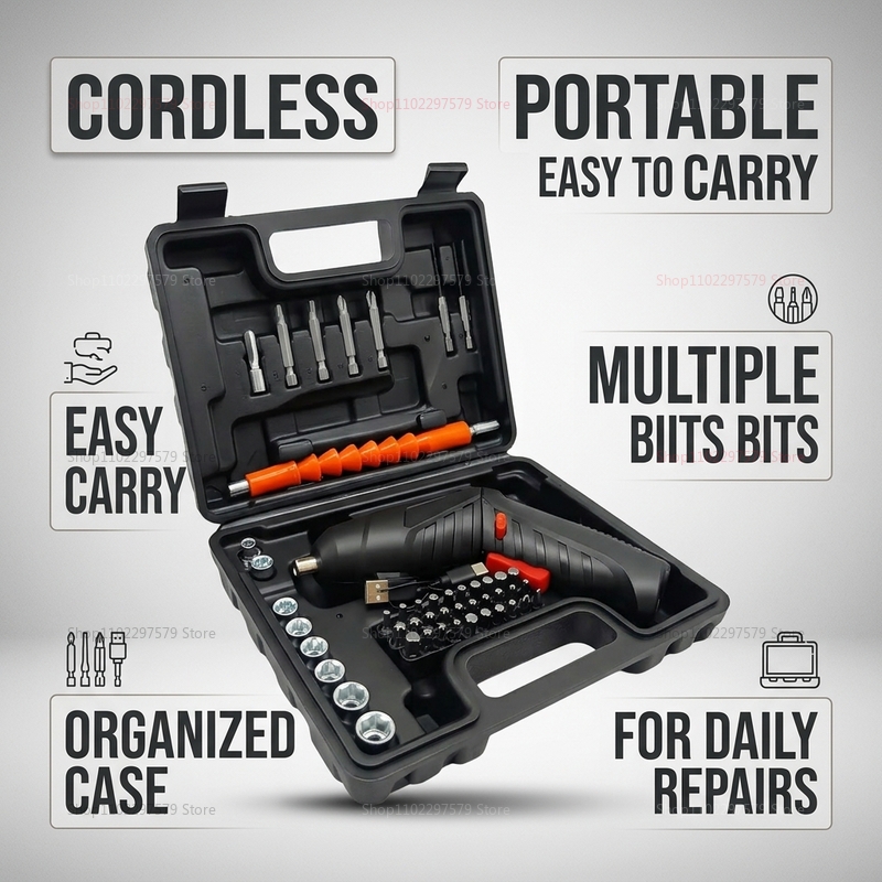 47Pcs Rechargeable Electric Sc - Power Tools Battery Repair 评论和价格