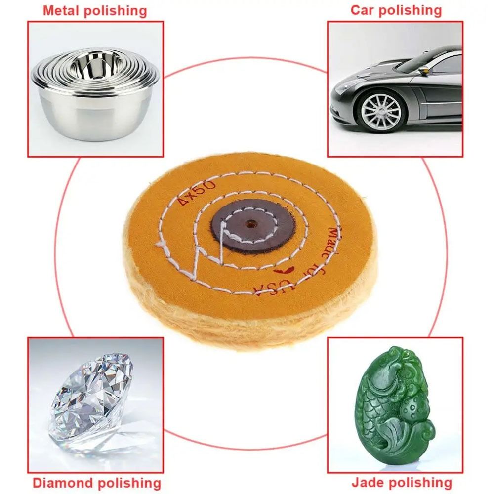 2/3/4/5Inch Buffing Wheel Yell - Power Tools Yellow 评论和价格