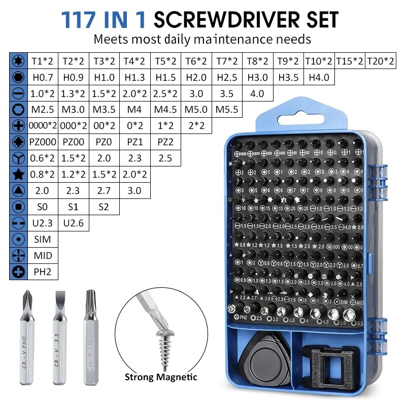 115/117 in 1 Precision Screwdr - Xiaomi Power Tools 评论和价格