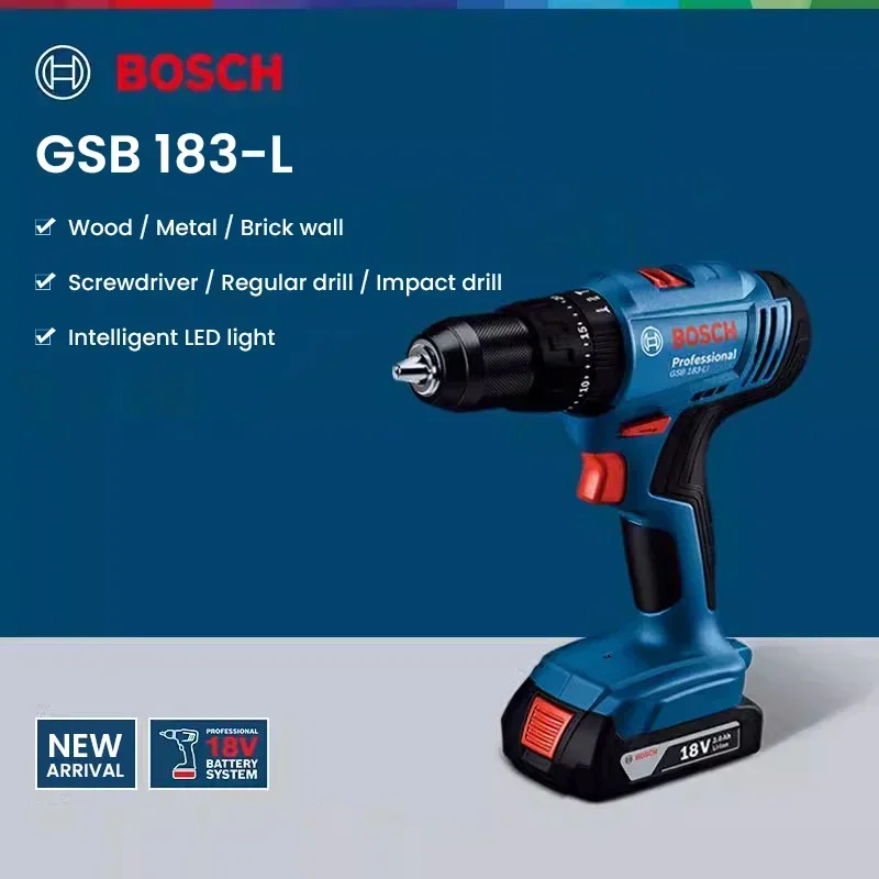 Bosch GSB183-LI 18V Cordless I - Power Tools Safety 评论和价格