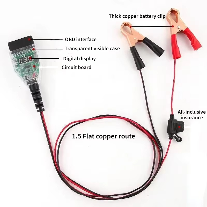 OBD2 Universal Automotive Batt - Power Tools In Automotive 评论和价格