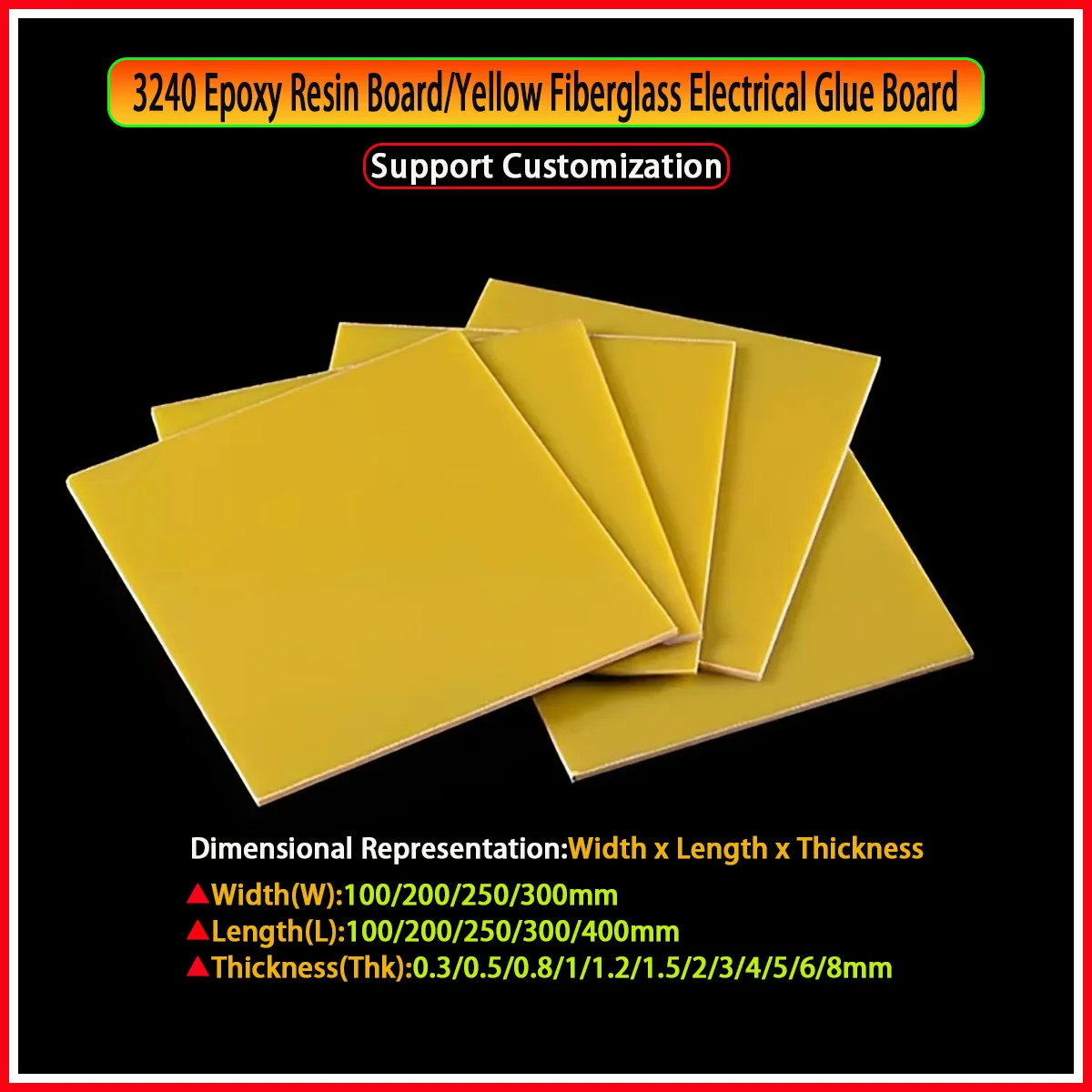 3240 Epoxy Resin Board/Yellow  - Power Tools Yellow 评论和价格