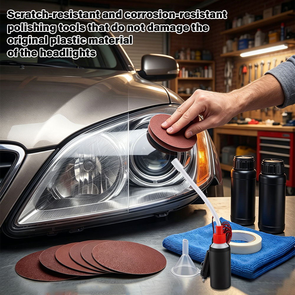 Car Headlight Lens Restoration - Power Tools Yellow 评论和价格