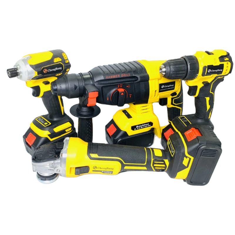 2026 Set of 4pcs Combination P - Power Tools Yellow 评论和价格